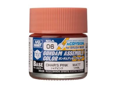 Acrysion GUNDAM ASSEMBLE COLOR (Base Color) (10 ml) Char's Pink 