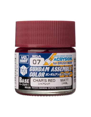 Acrysion GUNDAM ASSEMBLE COLOR (Base Color) (10 ml) Char's Red 