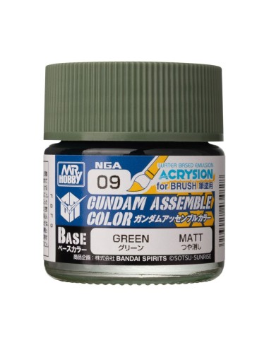 Acrysion GUNDAM ASSEMBLE COLOR (Base Color) (10 ml) Green 