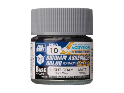 Acrysion GUNDAM ASSEMBLE COLOR (Base Color) (10 ml) Light Gray 