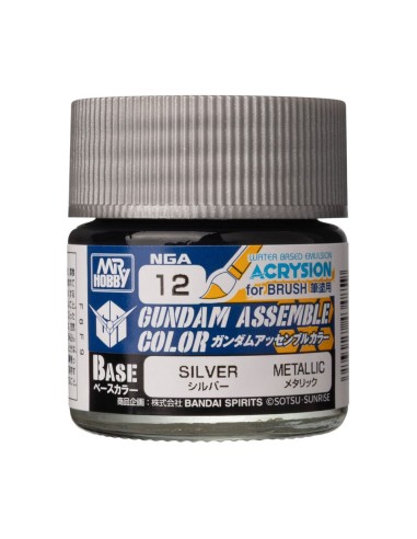 Acrysion GUNDAM ASSEMBLE COLOR (Base Color) (10 ml) Silver 