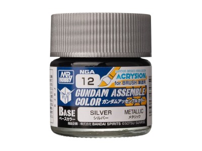 Acrysion GUNDAM ASSEMBLE COLOR (Base Color) (10 ml) Silver 