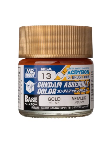 Acrysion GUNDAM ASSEMBLE COLOR (Base Color) (10 ml) Gold 