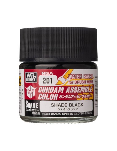 Acrysion GUNDAM ASSEMBLE COLOR (Shade Color) (10 ml) Shade Balck 