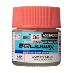 AQUEOUS GUNDAM COLOR (10ml) GQuuuuuuX RED GUNDAM PINK  2