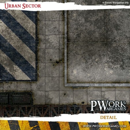 TAPIS DE JEU NEOPRENE URBAN SECTOR 44X60"
