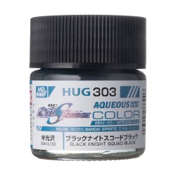 Mr Hobby -Gunze AQUEOUS GUNDAM COLOR (10ml) BLACK NIGHT SQUAD BLACK 