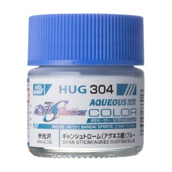 Mr Hobby -Gunze AQUEOUS GUNDAM COLOR (10ml) GYAN STROM AGNES CUSTOM BLUE 