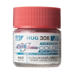 Mr Hobby -Gunze AQUEOUS GUNDAM COLOR (10ml) INFINITE JUSTICE TYPE? PINK 