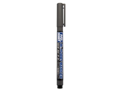 Mr Hobby -Gunze Mr. Hobby Marker Super Fine Tip Brush Pen Grey 