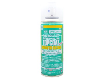 Mr Hobby -Gunze Aqueous Premium Top Coat UV-Cut Smooth Clear (Matt) 