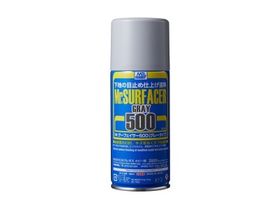 Mr Hobby -Gunze Mr. Surfacer 500 Spray Gray (170 ml) 