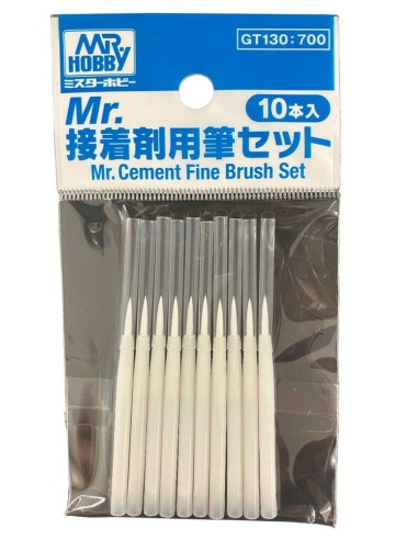 Mr Hobby -Gunze Mr. Cement Fine Brush Set 