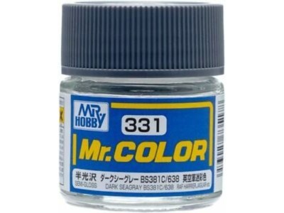Mr Hobby -Gunze Mr. Color (10 ml) Dark Seagray BS381C 638 