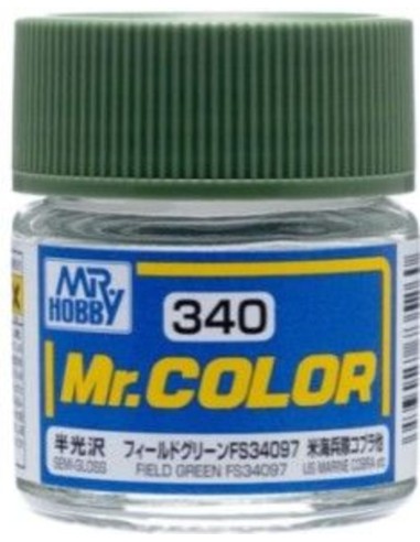 Mr Hobby -Gunze Mr. Color (10 ml) Field Green FS34097 