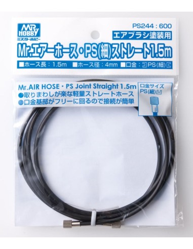 Mr Hobby -Gunze Mr. Air Hose / Ps. Straight 1,5 m 