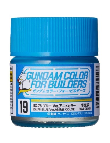 Mr Hobby -Gunze Gundam Color For Builders (10ml) RX-78 BLUE Ver. 