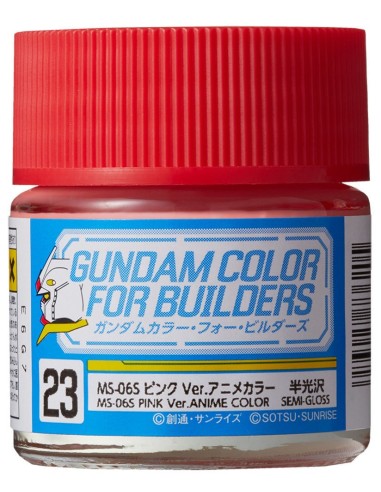 Mr Hobby -Gunze Gundam Color For Builders (10ml) MS-06S PINK Ver. 