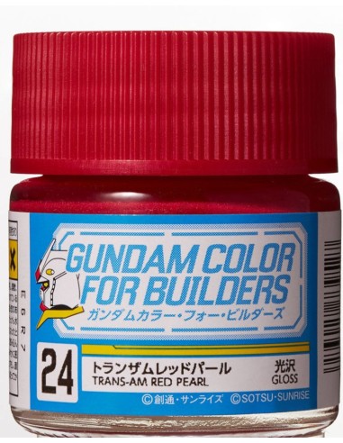 Mr Hobby -Gunze Gundam Color For Builders (10ml) TRANS-AM RED PEARL 