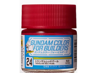 Mr Hobby -Gunze Gundam Color For Builders (10ml) TRANS-AM RED PEARL 