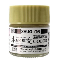 Mr Hobby -Gunze AQUEOUS GUNDAM COLOR (10ml) DEMI-TRAINER (CHUCHU) YELLOW 
