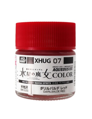 Mr Hobby -Gunze AQUEOUS GUNDAM COLOR (10ml) DARILBALDE RED 