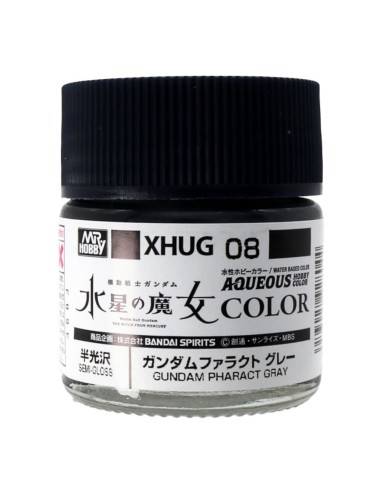 Mr Hobby -Gunze AQUEOUS GUNDAM COLOR (10ml) GUNDAM PHARACT GRAY 