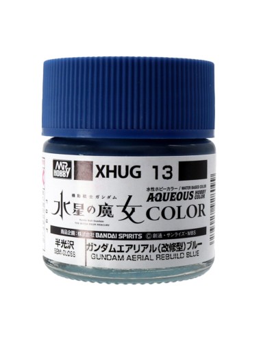 AQUEOUS GUNDAM COLOR (10ml) GUNDAM AERIAL REBUILD BLUE 