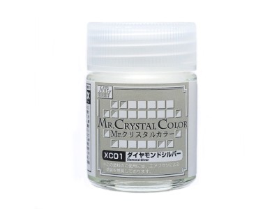 Mr Hobby -Gunze Mr. Crystal Color (18ml) Diamond Silver 