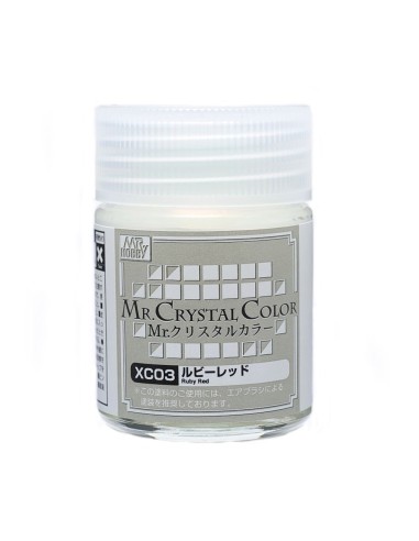 Mr Hobby -Gunze Mr. Crystal Color (18ml) Ruby Red 