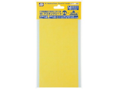 Mr Hobby -Gunze Mr. Masking Sheet Round & Triangle 