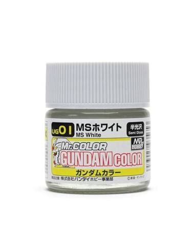 Mr Hobby -Gunze Gundam Color (10ml) MS White 