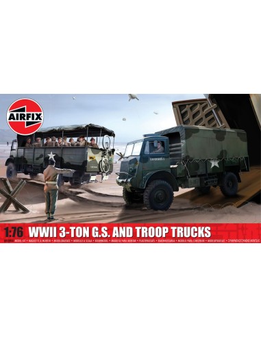 WWII 3-ton 4x4 General Service & Troop Trucks 
