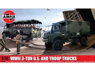 WWII 3-ton 4x4 General Service & Troop Trucks 