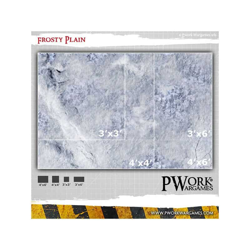 TAPIS DE JEU NEOPRENE FROSTY PLAIN 180X90CM (3X6)