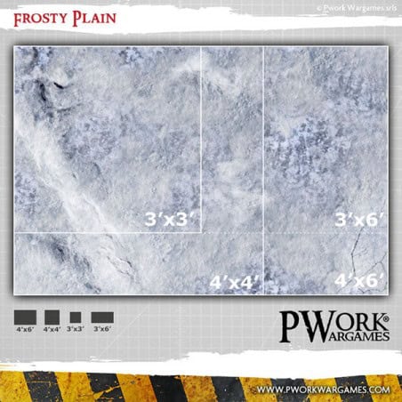 TAPIS DE JEU NEOPRENE FROSTY PLAIN 180X90CM (3X6)