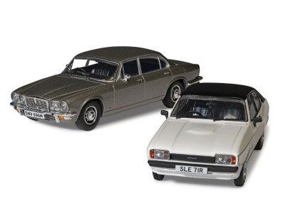 Screen Stars - Ford Capri Mk2 2.0S Diamond White, Jaguar XJ6 Series 2 Silver 