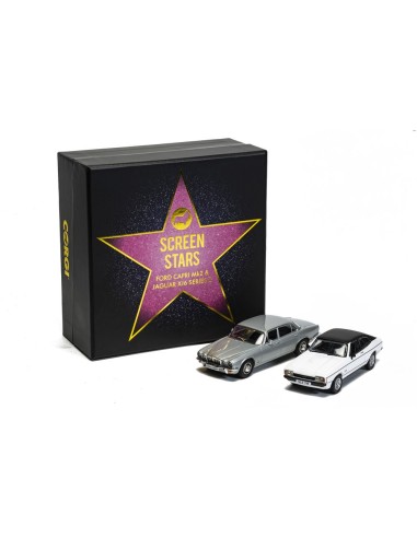 Screen Stars - Ford Capri Mk2 2.0S Diamond White, Jaguar XJ6 Series 2 Silver 