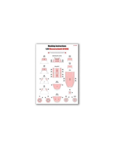 Masking Set Messerschmitt Bf109G-5/G-6 