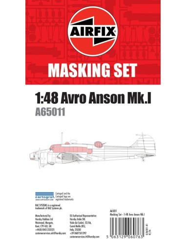 Masking Set - Avro Anson Mk.I 