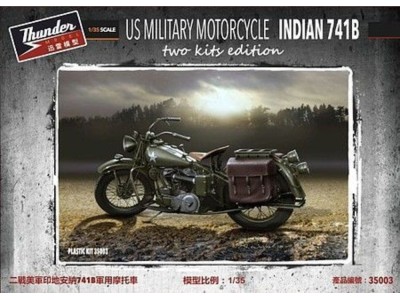 US Military Motorcycle Indian 741B (Two kits in box) 