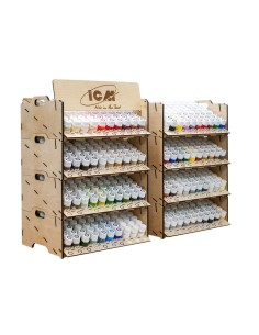 Plywood stand for paints 
