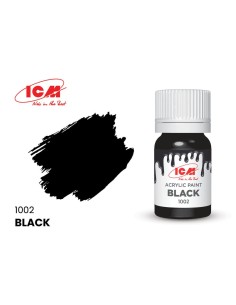 BASIC COLORS Black bottle 12 ml 