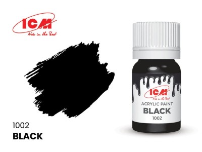 BASIC COLORS Black bottle 12 ml 
