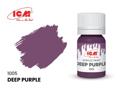 BASIC COLORS Deep Purple bottle 12 ml 