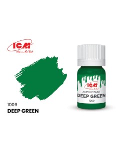 BASIC COLORS Deep Green bottle 12 ml 