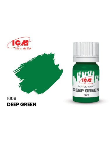 BASIC COLORS Deep Green bottle 12 ml 