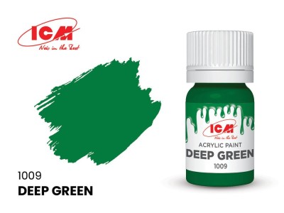 BASIC COLORS Deep Green bottle 12 ml 