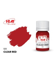 CLEAR COLORS Clear Red bottle 12 ml 