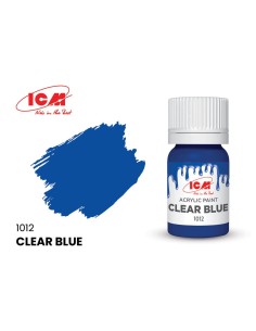 CLEAR COLORS  Clear Blue bottle 12 ml 